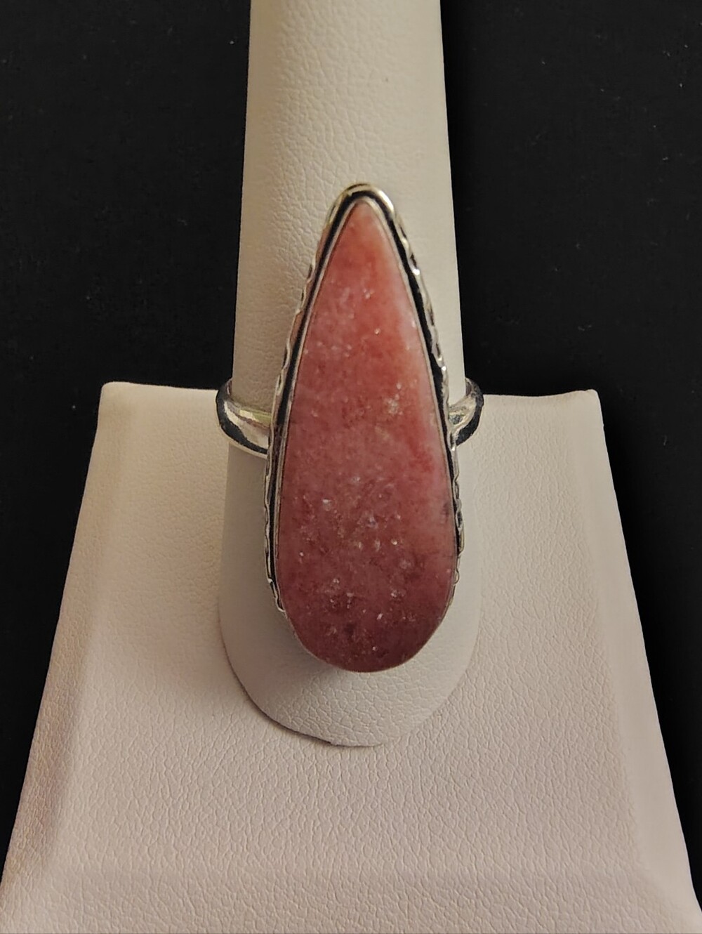 Rhodonite Statement Ring